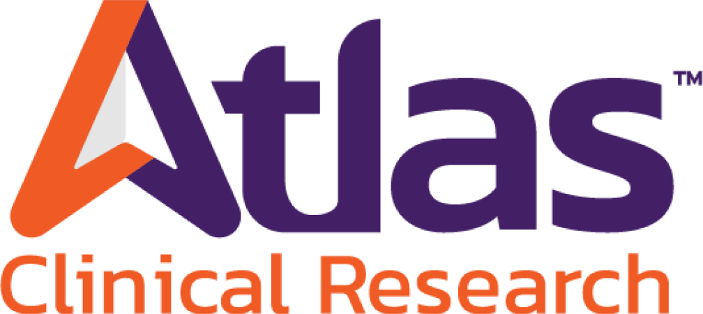 Atlas Clinical Research official logo featured in website design project